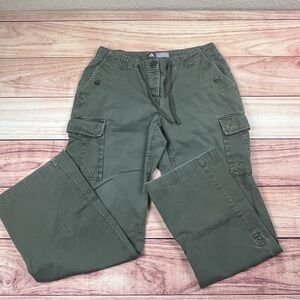 Vintage Nike ACG Women’s Size 6 (32x29) Green Cargo Pants Convertible Button Fly